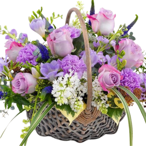 Lavender Love Basket